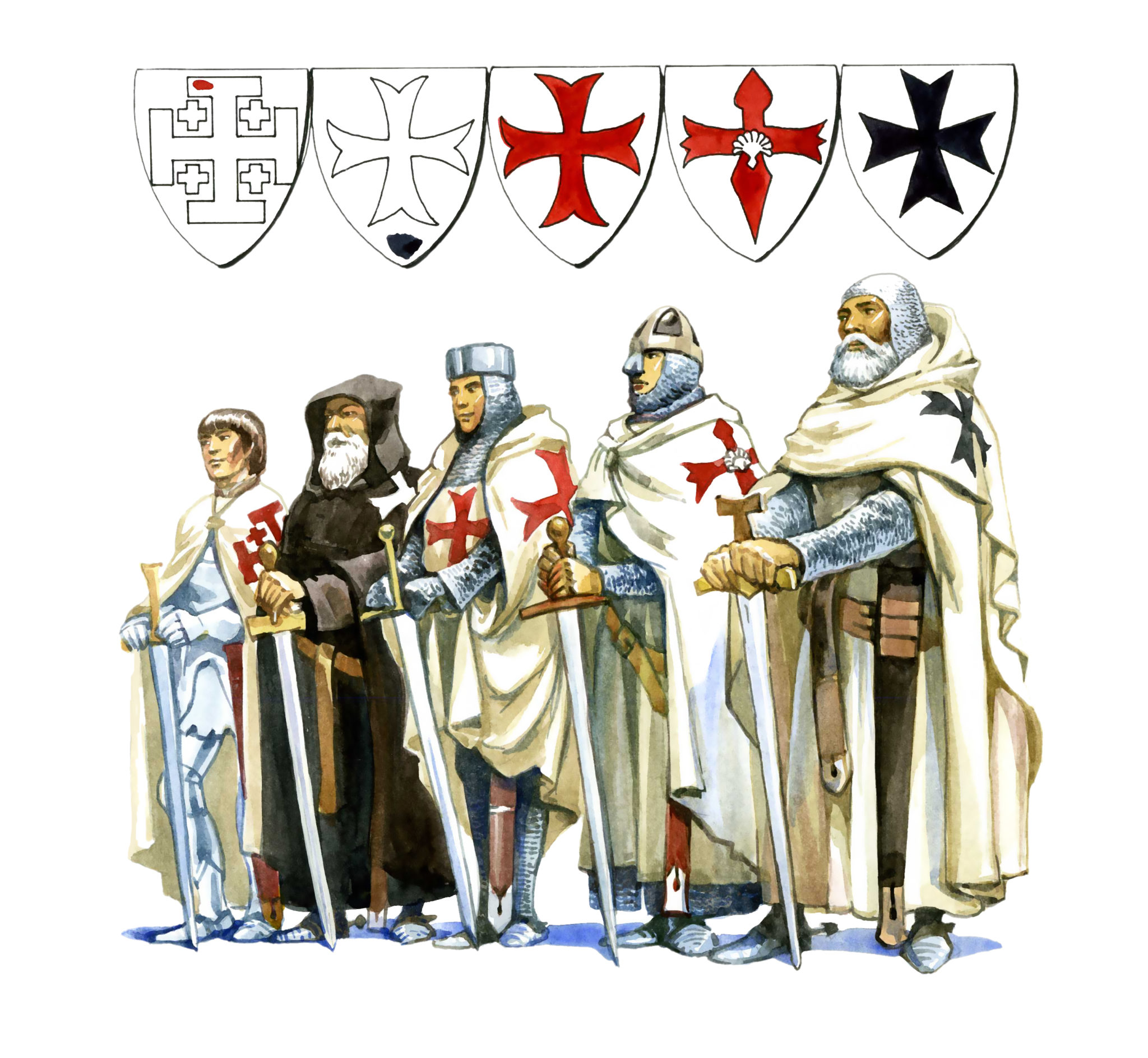 картинки гербов феодальных немецких рыцарей