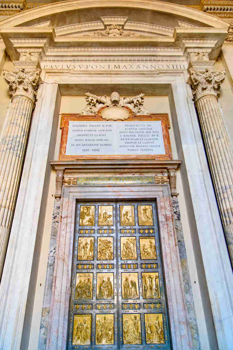 the Holy Door, only opened every 25 years