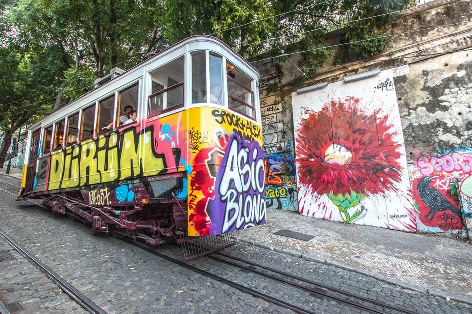 A Wild Ride on Lisbon's Ascensor da Glória - The Geographical Cure
