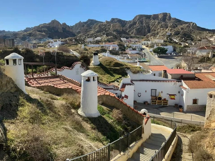 cave houses in Guadix Spain