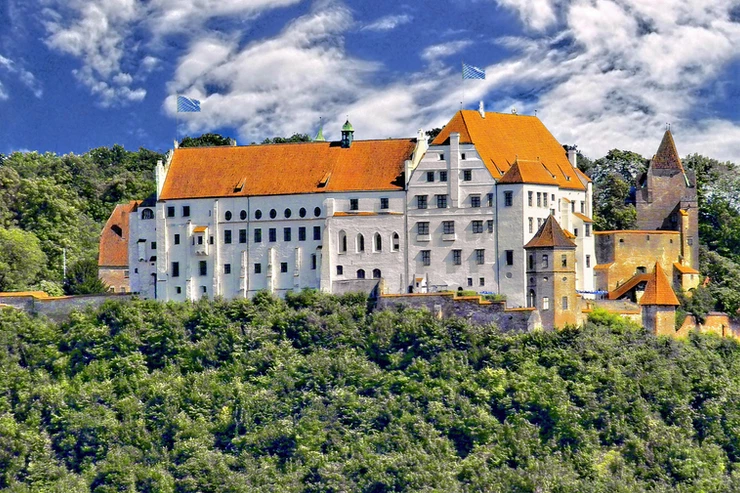 Trausnitz Castle in Landshut Germany