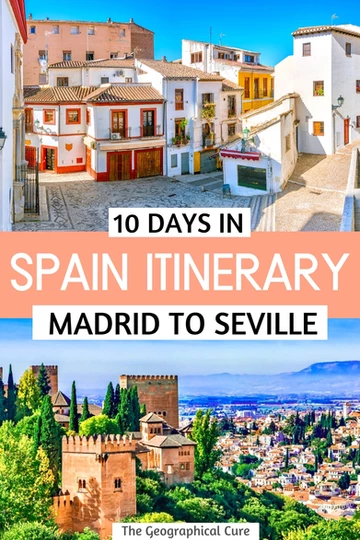 Pinterest pin for 10 days in Spain itinerary