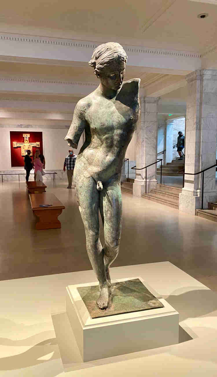the Cleveland Apollo, a rare original Greek sculpture