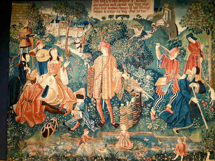 Time, 1512-15, one of the museum's Chaumont Tapestries