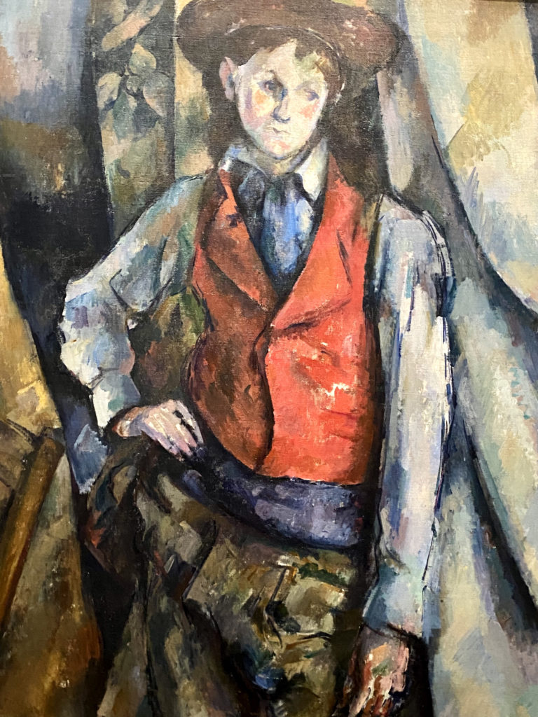 Paul Cezanne, Boy in a Red Waistcoat, 1888-90