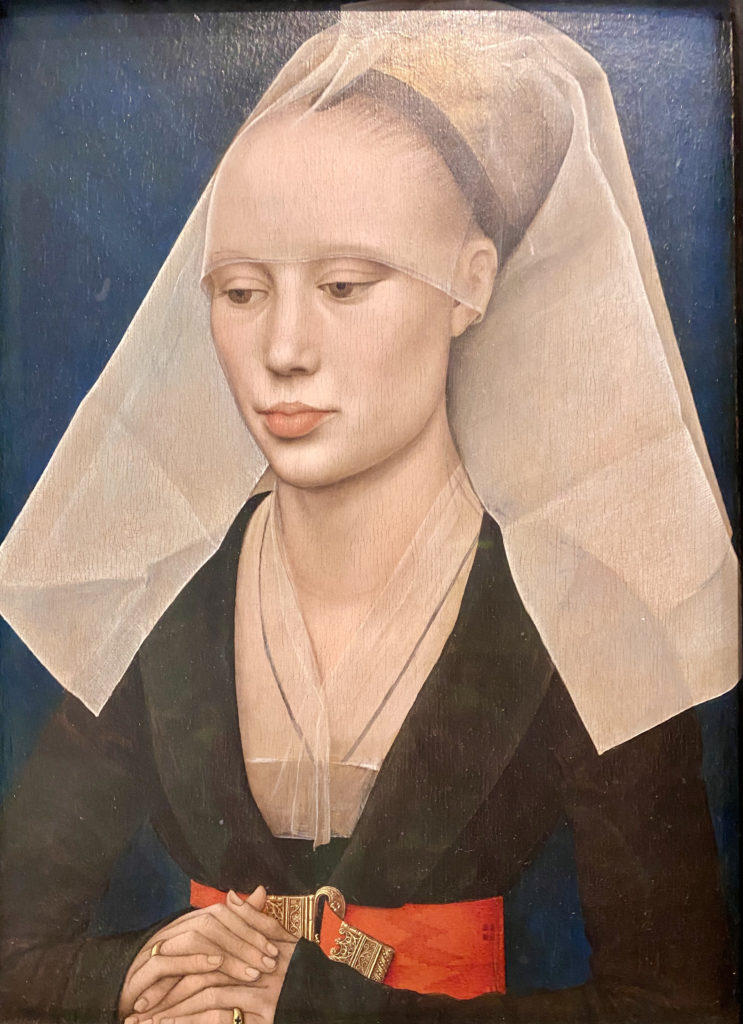 Roger Van der Wyden, Portrait of a Lady, 1460 in the West Wing