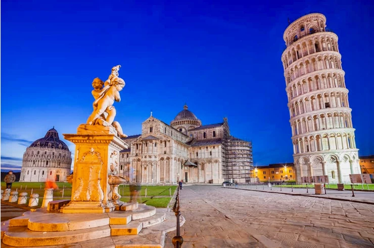 the UNESCO-listed Field of Miracles in Pisa, a must see site in Tuscany