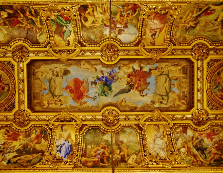 Paul Baudry ceiling of the Grand Foyer