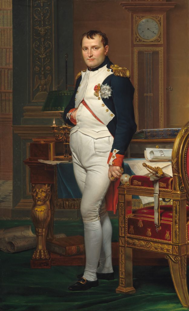 David, The Emperor Napoleon In His Study at the Tuileries, 1812