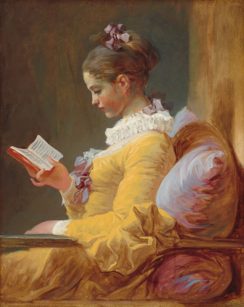 Fragonard, Young Girl Reading, 1767