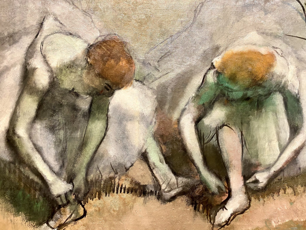 Degas, detail of Dancer Frieze, 1895