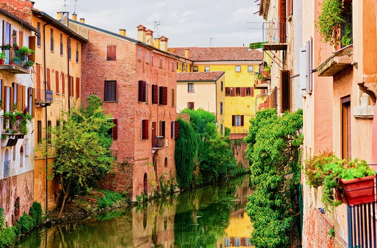 canals in the old city of Mantua, a stunning hidden gem in Europe