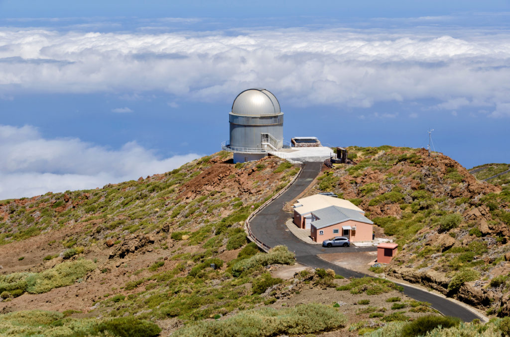 Astronomical Observatory Roque de los Muchachos in La Palma
