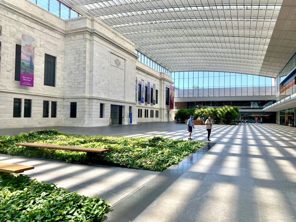 atrium of the Cleveland Museum 