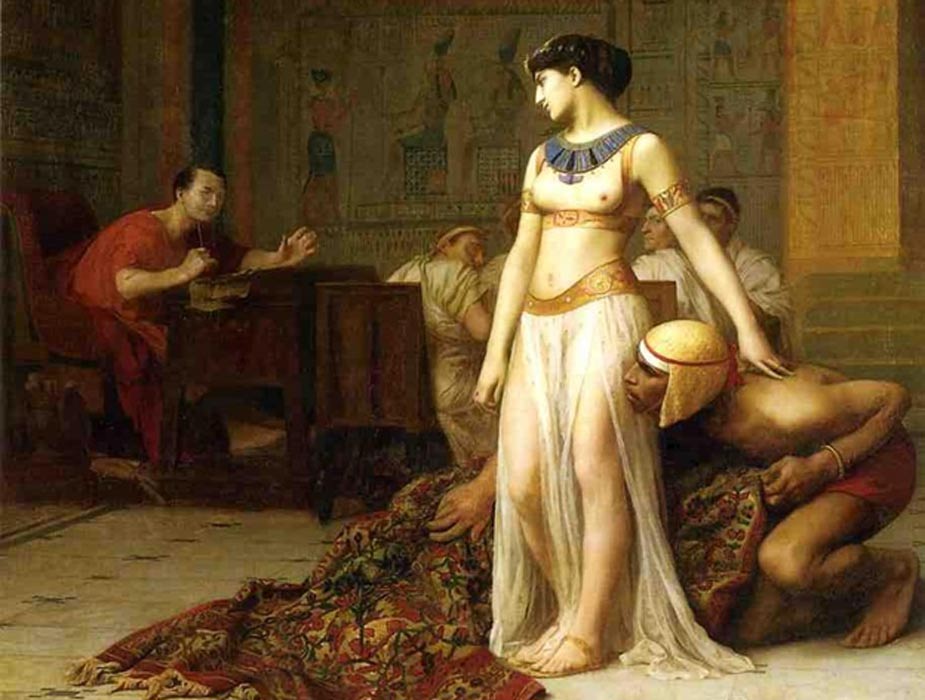 Jean-Leon Gérôme, “Cleopatra and Caesar,” 1866
