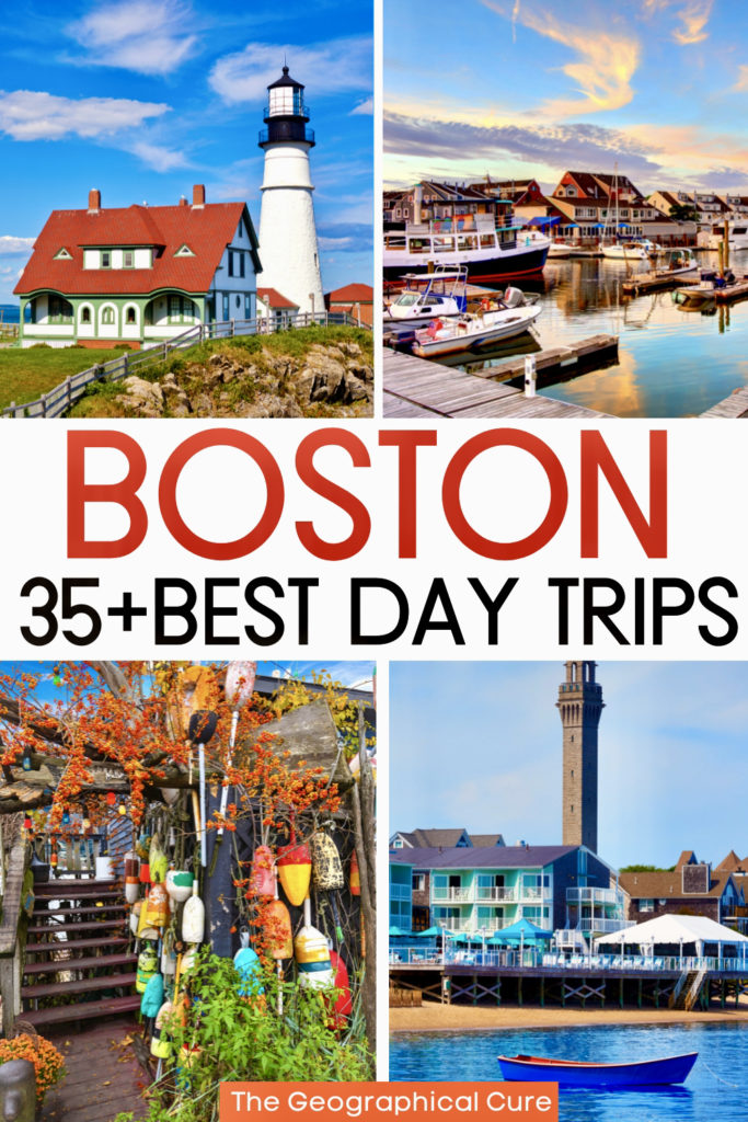 Pinterest pin for best day trips from Boston