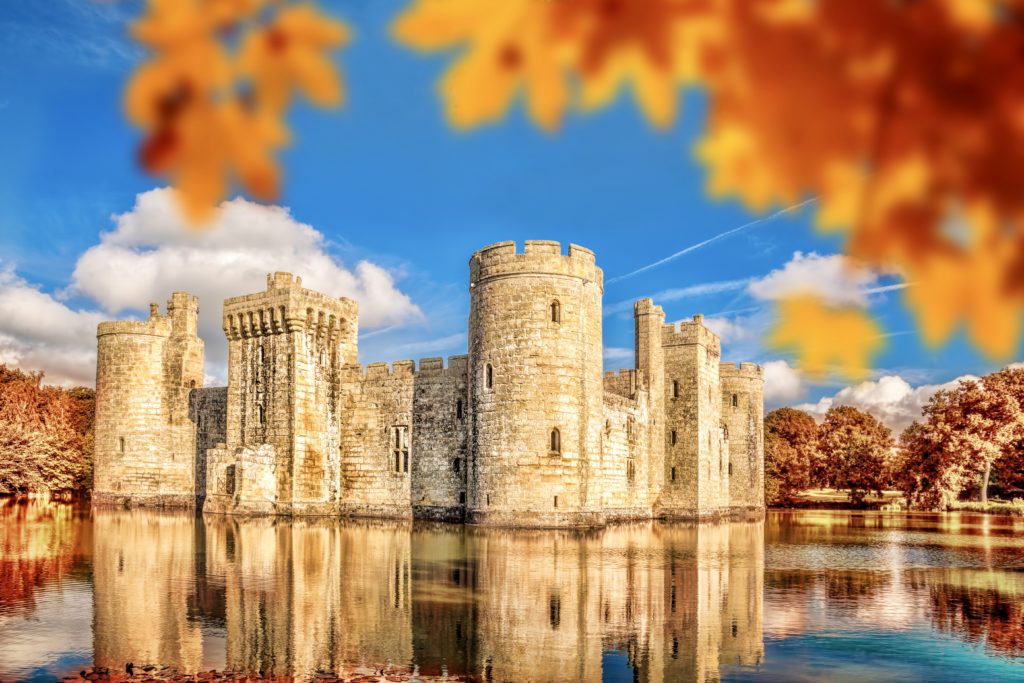 Bodiam Castle, one of the best castles in England