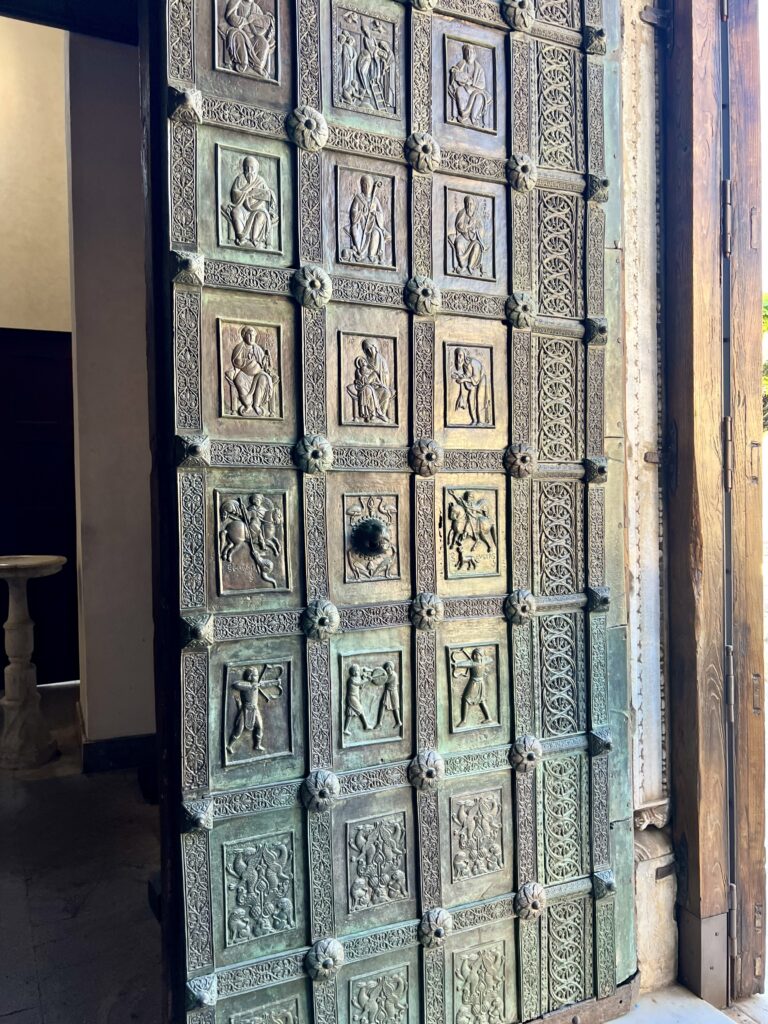 bronze doors of Ravello Cathedral