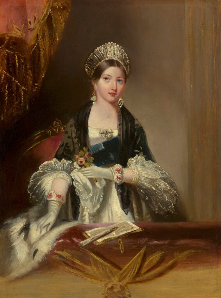 Parris, Queen Victoria at the Drury Lane Theatre, 1837
