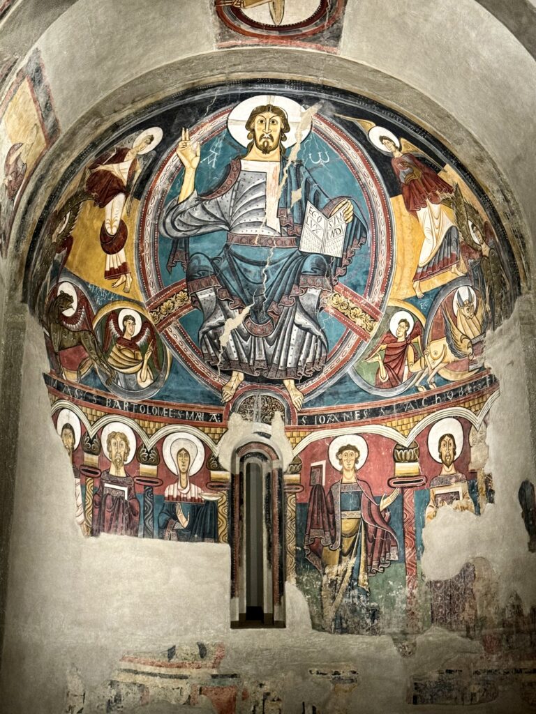 Romanesque fresco at MNAC