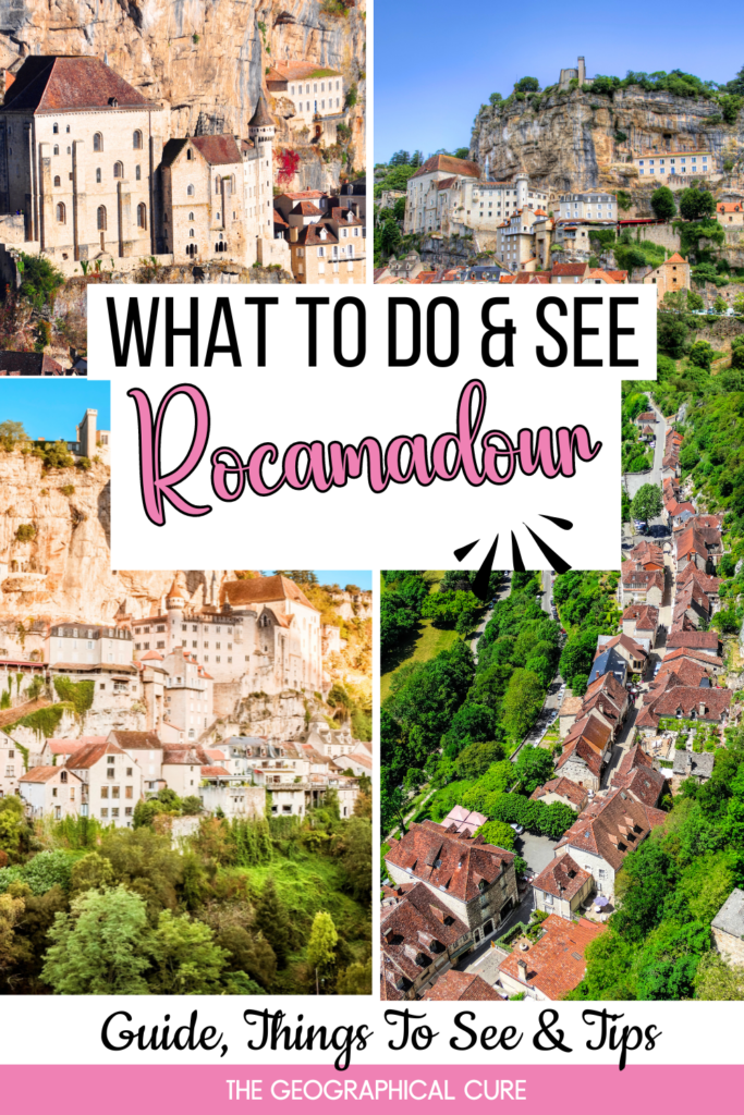 Pinterest pin for what to do in Rocamadour in 1 day