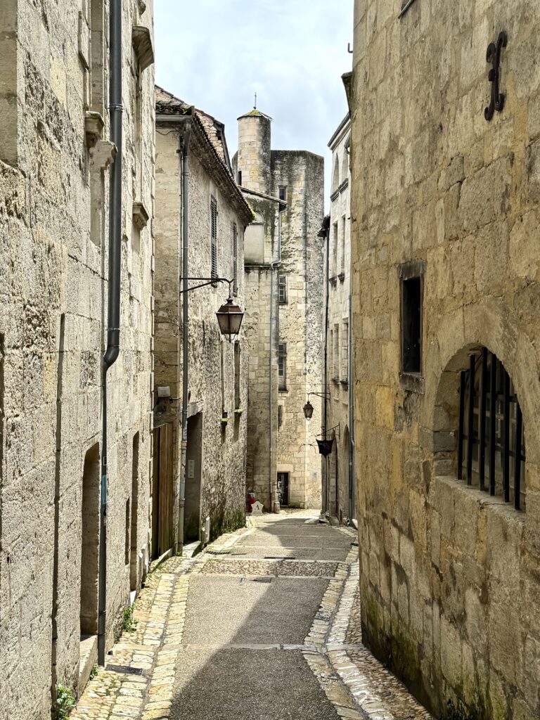 pretty lane in the old town