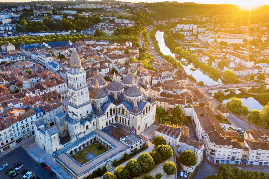 aerial view of Perigueux